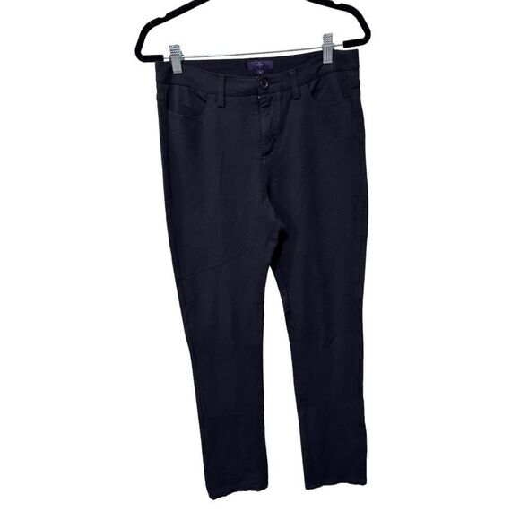 NYDJ Not Your Daughters Jeans Black Professional Dress Pants size 4 Classic Prep - Picture 1 of 13